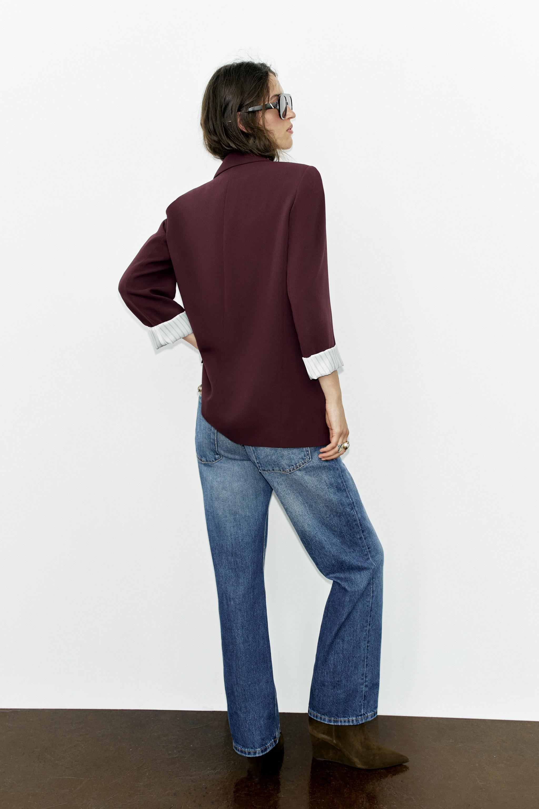 VESTE À ÉPAULETTES ET POIGNETS IMPRIMÉS